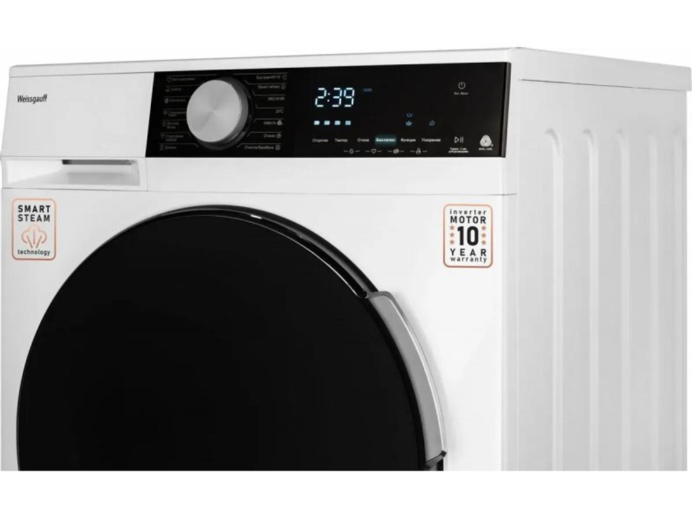 Стиральная машина Weissgauff Premium WM 56512 DC Inverter Steam