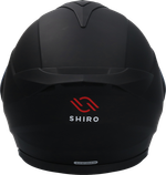 Шлем SHIRO SH501 FREEDOM MAT BLACK WINTER (в комплекте с электровизором)