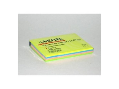 Блок бумаги с л/к 51*76 100л. deVENTE 4 неоновых цвета