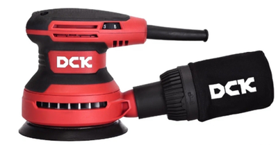 Машина шлифовальная эксцентриковая DCK KSA02-125, 380Вт, 125мм. регул. об. 4000-14000, амл 3,5мм