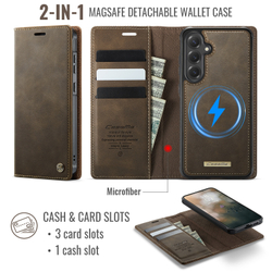 Чехол-кошелек CaseMe 2 in 1 MagSafe Samsung Galaxy S24 FE