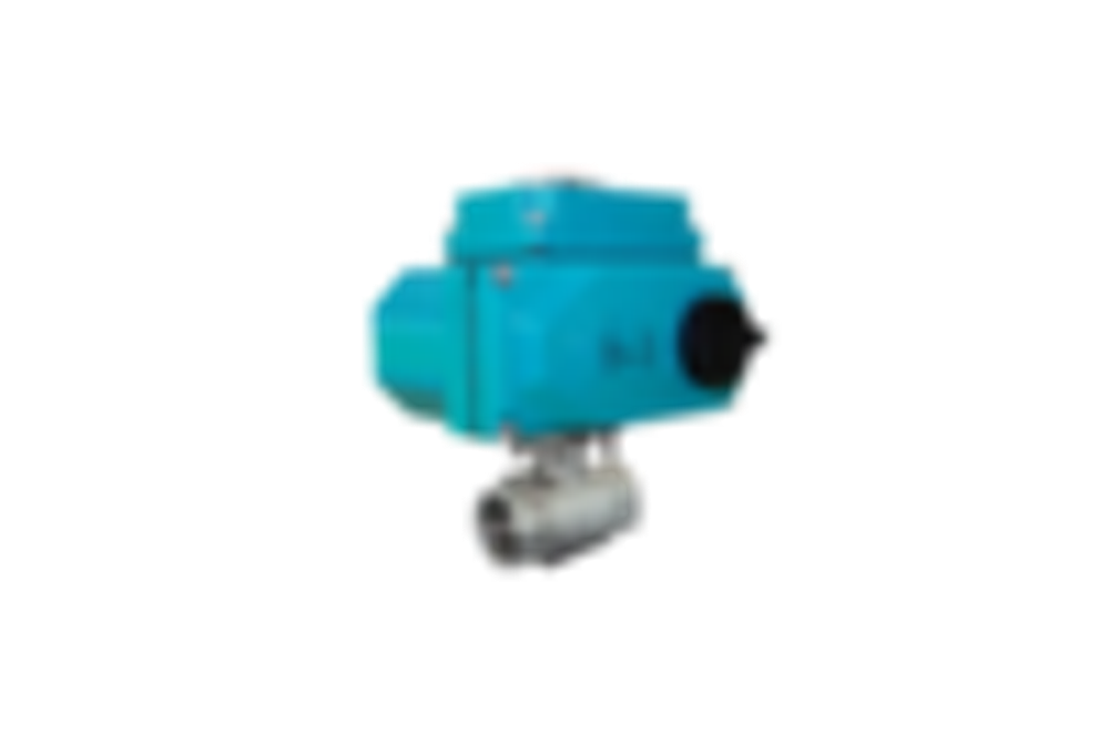 Кран шаровый муфтовый (2PC), AISI304 DN15 (1/2"), с электроприводом DC 12V (С-01)