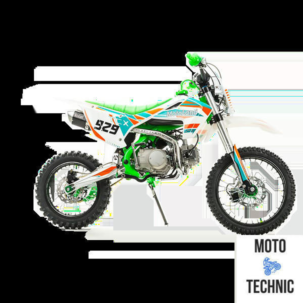 Питбайк Motoland TCX125 E (2021 г.) Зеленый