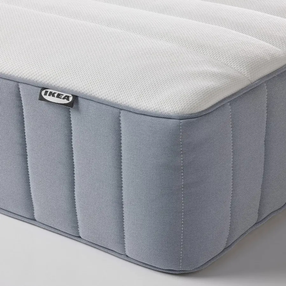 Матрас для односпальной кровати - VALEVÅG IKEA/ ВАЛЕВОГ ИКЕА, 120х200 см, белый