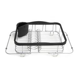 Сушилка для посуды Sinkin, 28х14х47 см, черный, никель