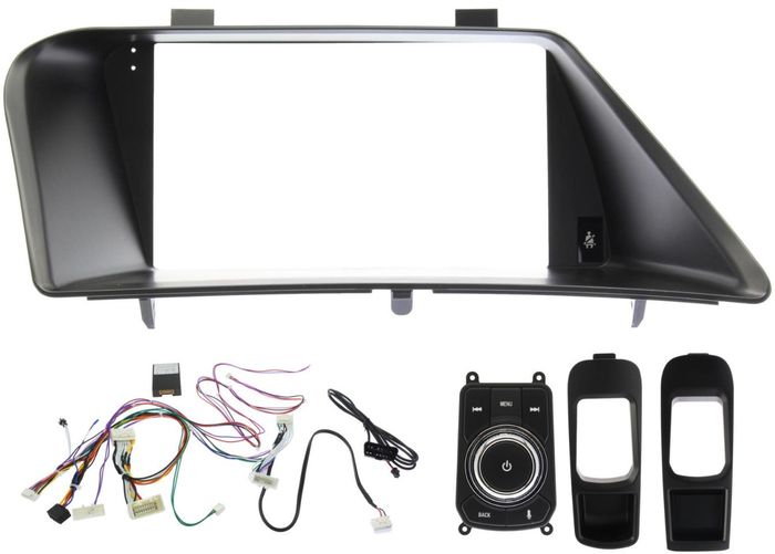 Магнитола для Lexus RX270, RX350 AL10 2009-2015 (монохром, рамка 9, джойстик в комплекте) - FarCar S500-TS20 монитор 9.5" 2K QLED на Android 14, Быстрейшая, CarPlay, 4G SIM-слот