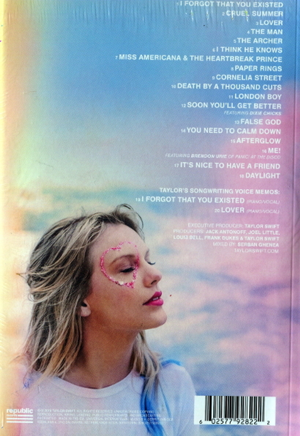 Taylor Swift / Lover (Deluxe Edition #4)(CD)