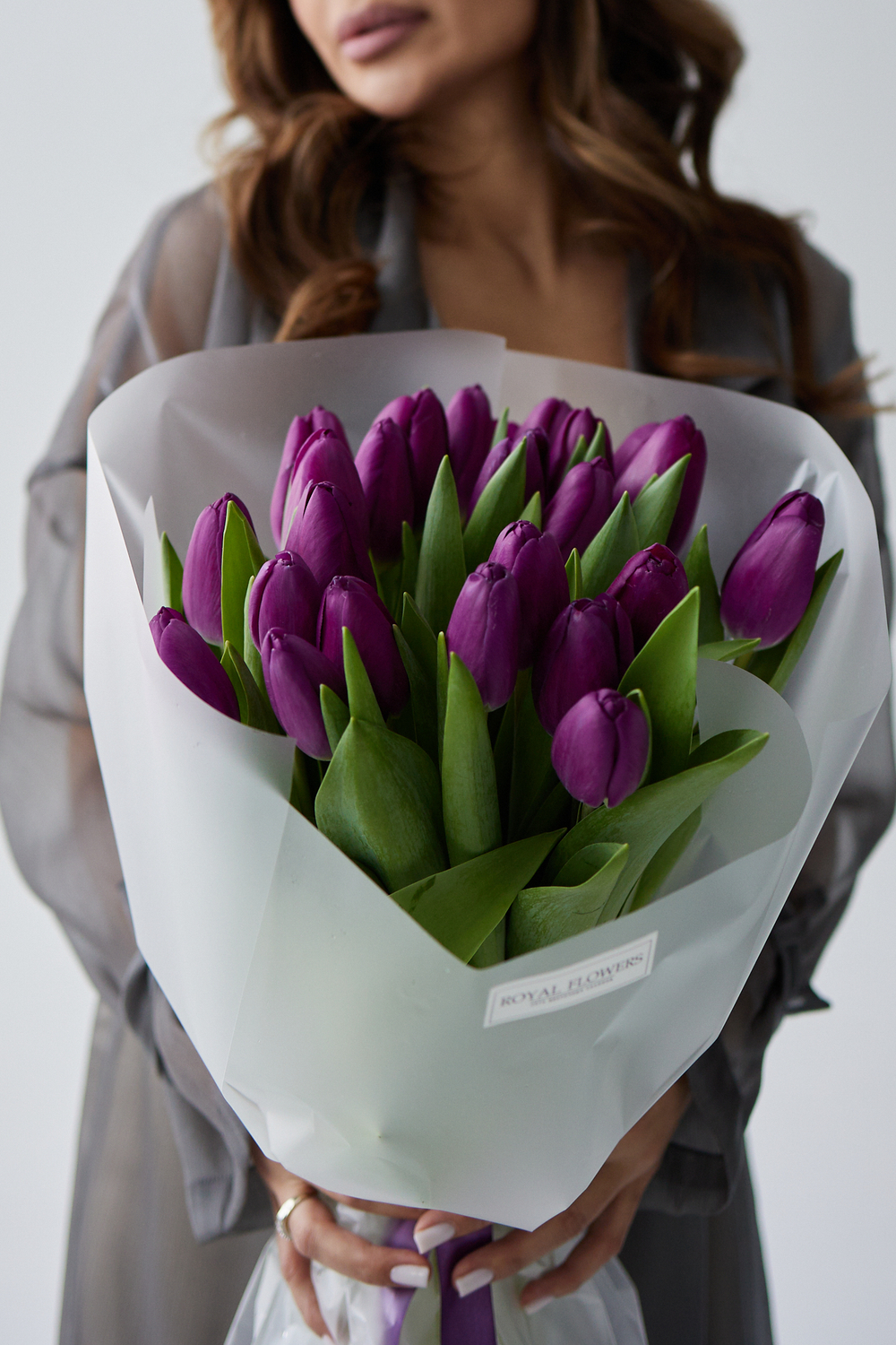 Моно- букет (цвет черника)