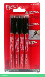 Текстовыделитель строительный Milwaukee Inkzall 24шт черный (4932492096)