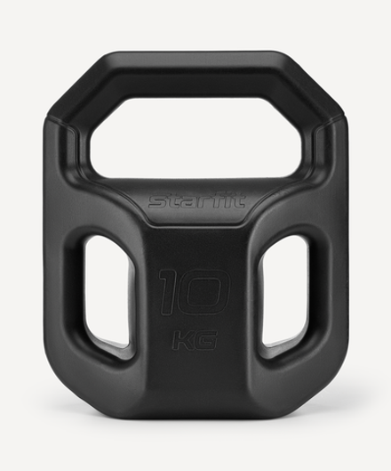 Гиря пластиковая DB-505, 10 кг, черный