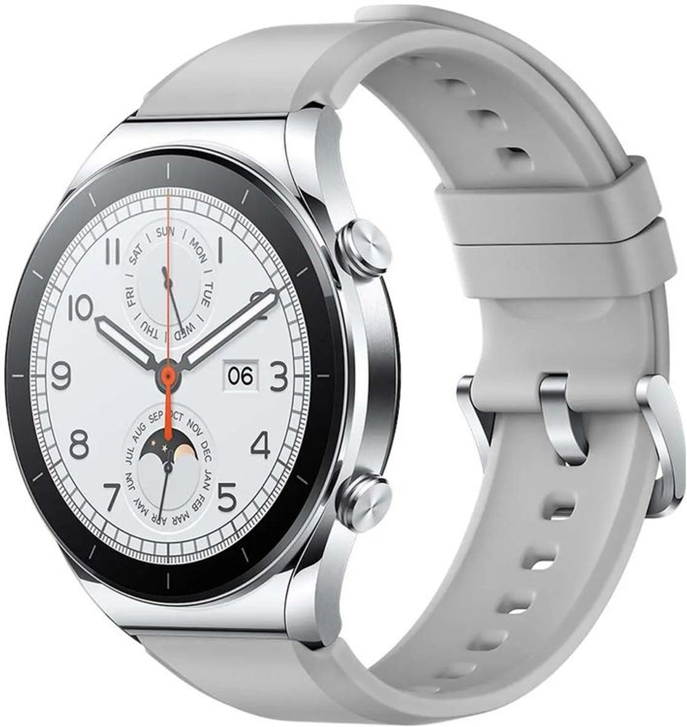 Смарт-часы Xiaomi Watch S1 GL,  46мм,  1.43",  серебристый