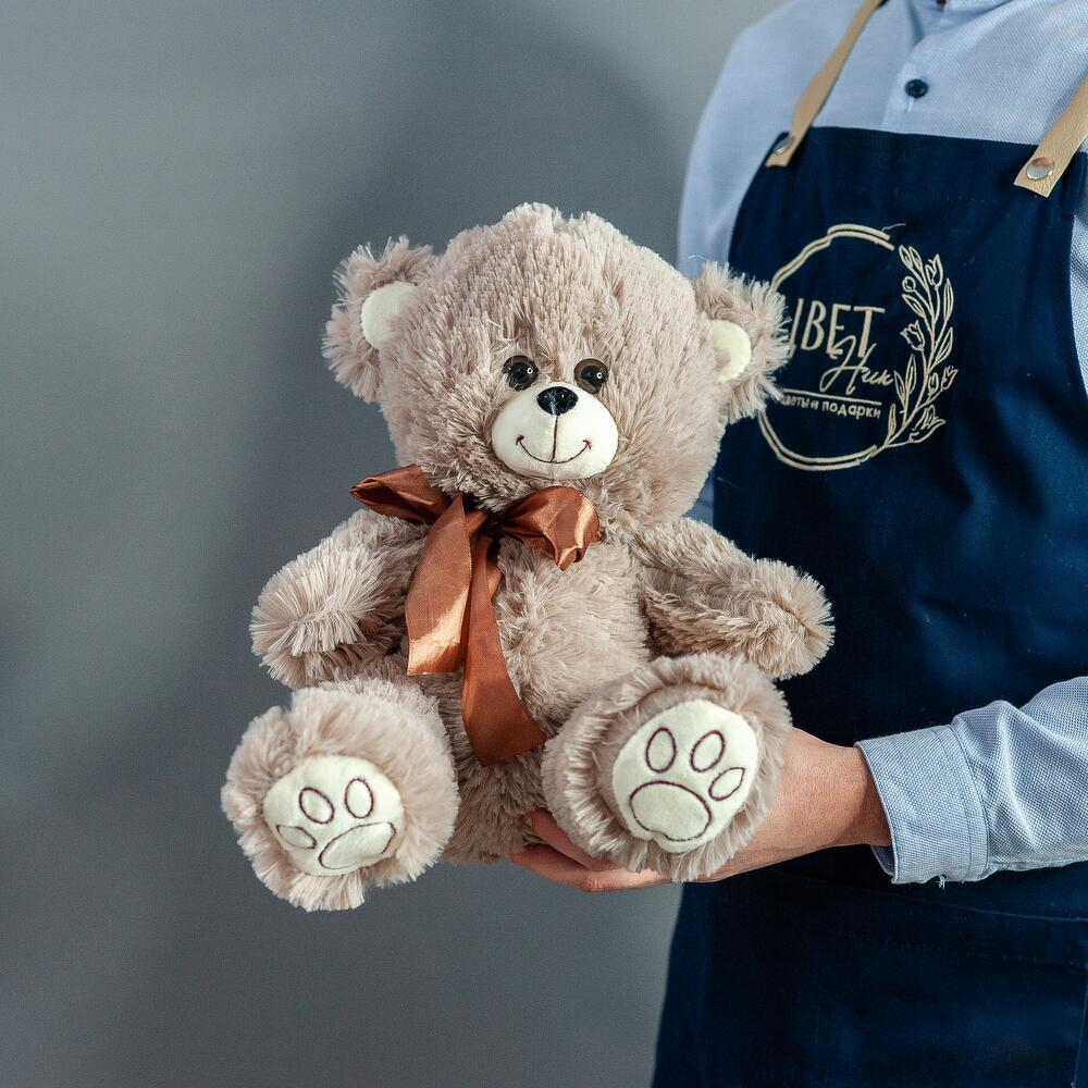 Игрушка мягкая Мишка плюшевый коричневый 52см