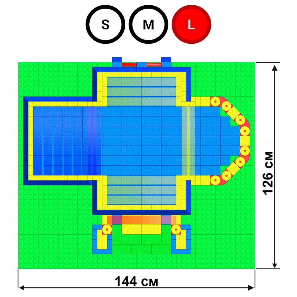 Набор GigaBloks 5: Дворец на платформе