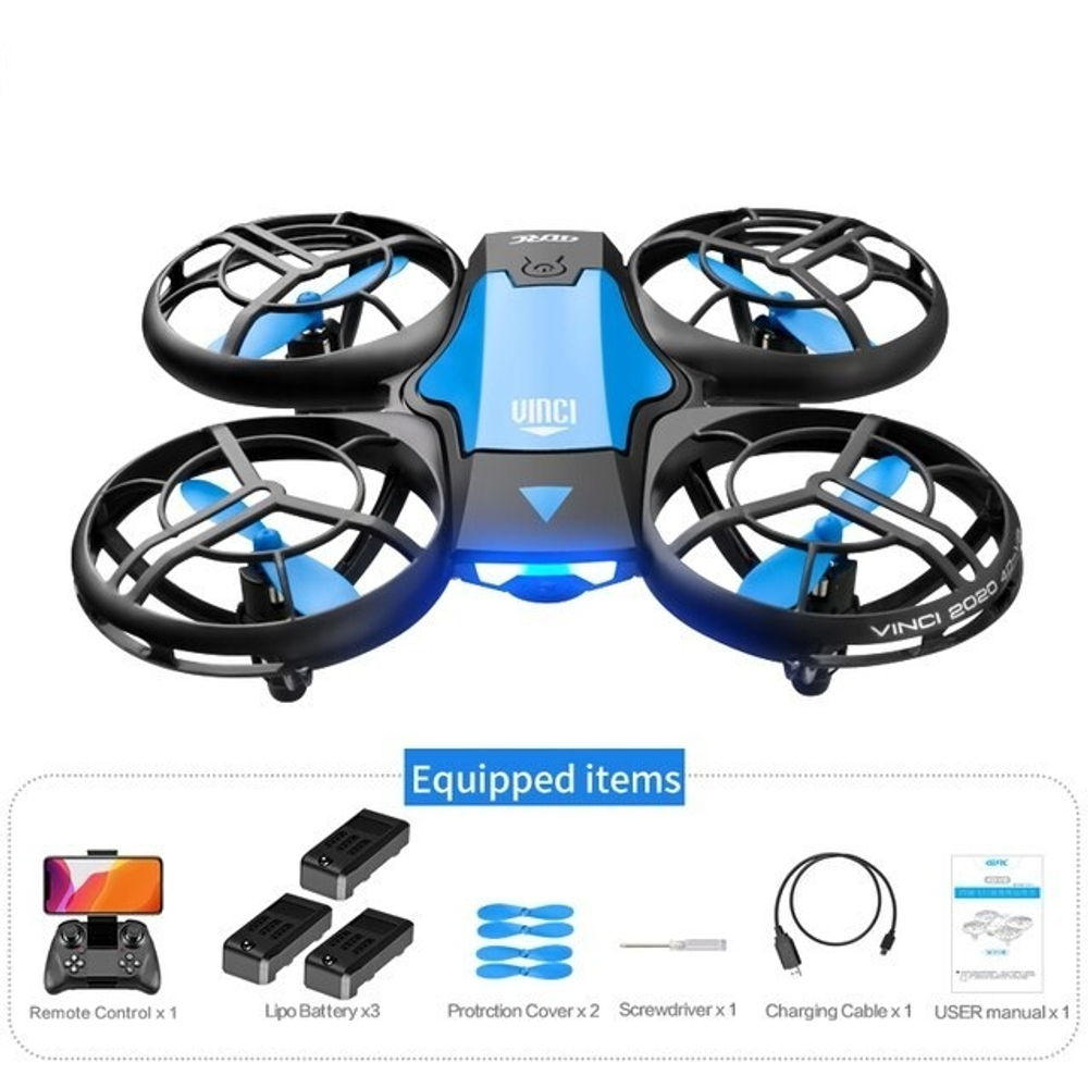 Квадрокоптер 4DRC V8 Blue