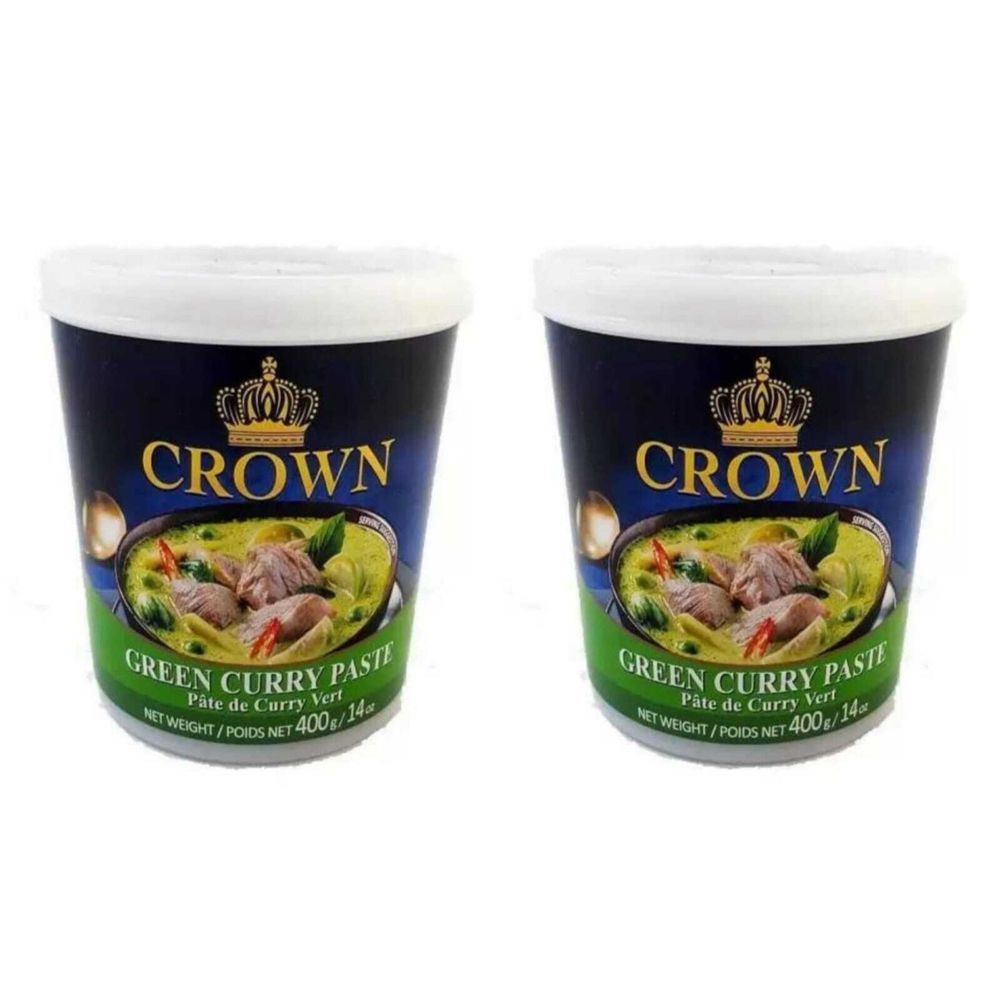 Паста Карри зеленая Crown Green Curry Paste 400 г, 2 шт