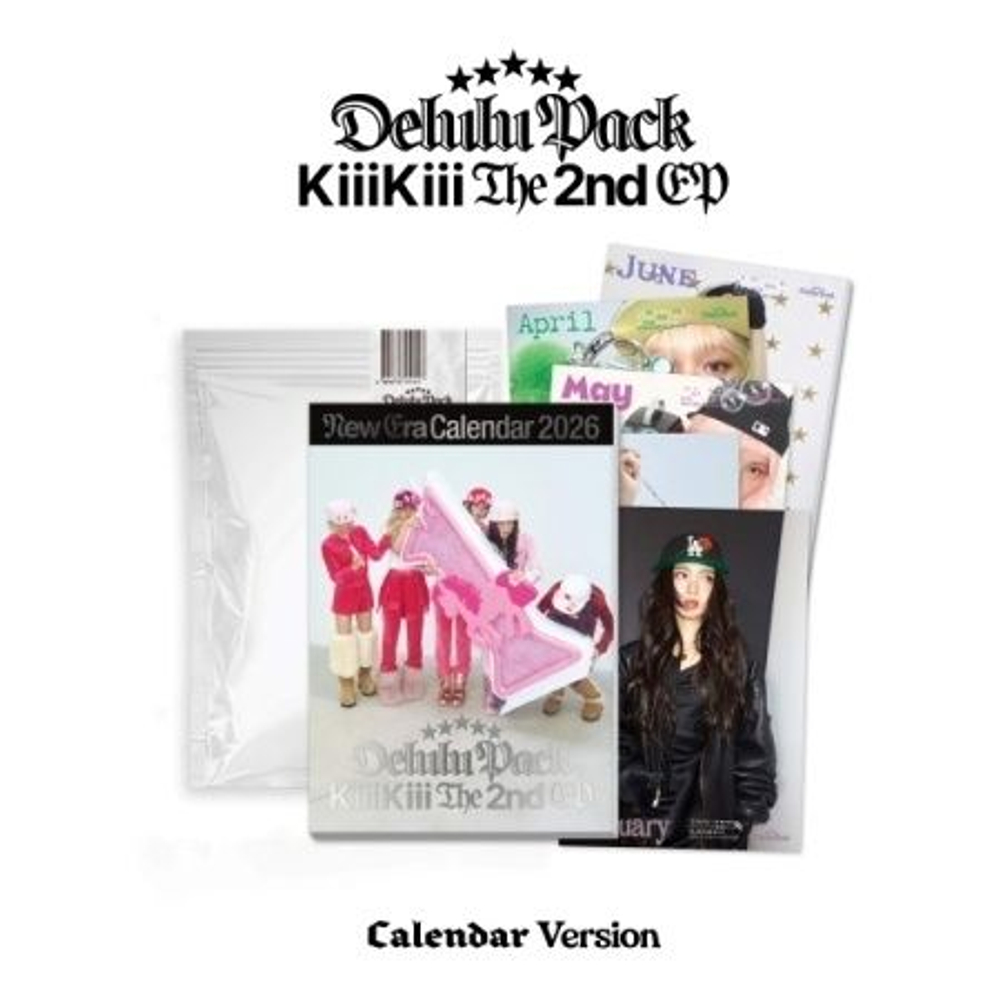 Альбом KiiiKiii - DELULU PACK 2nd EP Album CALENDAR Version
