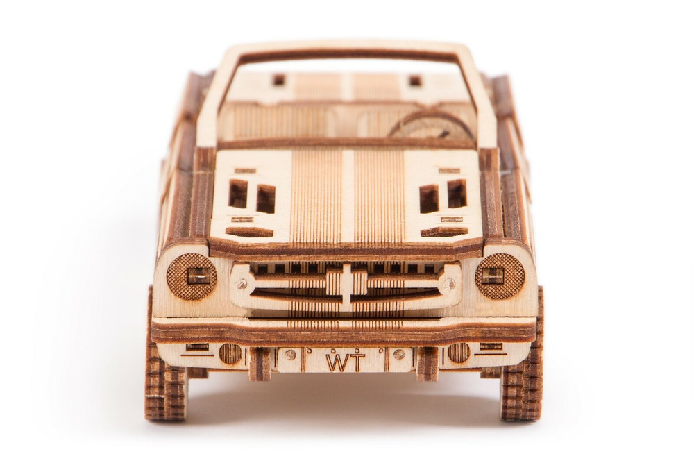 Механический 3D-пазл из дерева Wood Trick Кабриолет