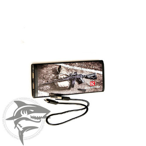 Портативное АКБ с изображением АК-74M на вещмешке