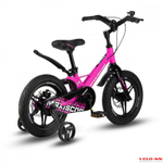 Велосипед 14" MAXISCOO SPACE Делюкс Ультра-розовый Матовый (2024)