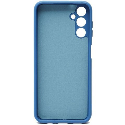 Накладка Samsung A14 4G/5G силикон матовый голубой Soft Case Zibelino