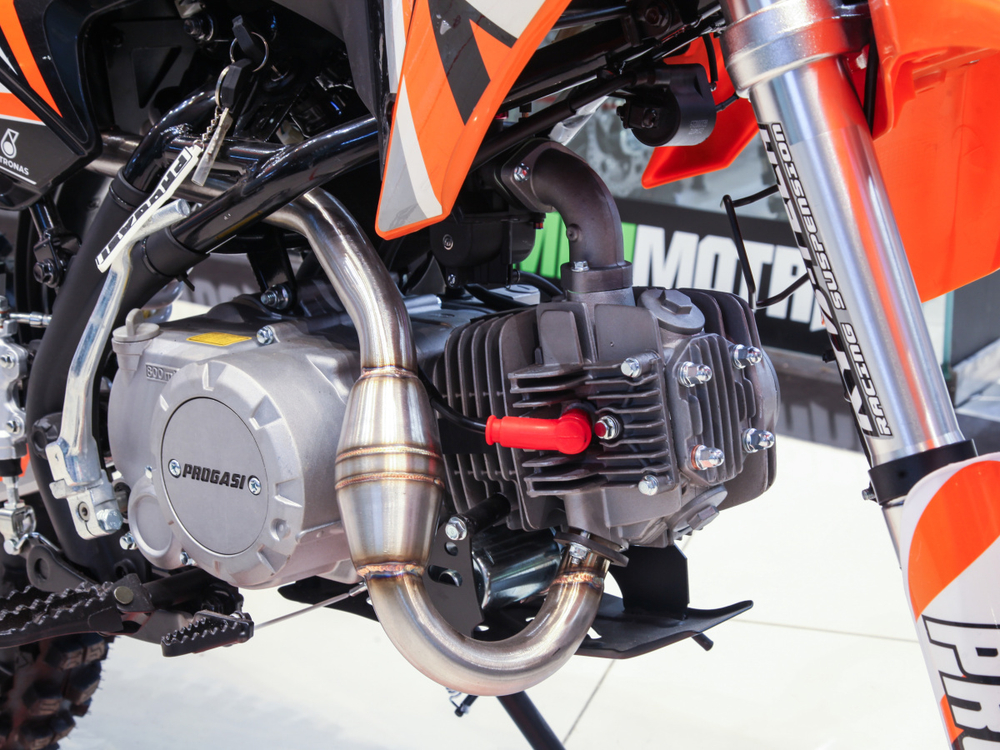 Питбайк PROGASI SMART 4 125CC ORANGE 17/14 (Полуавтоматическая КПП)