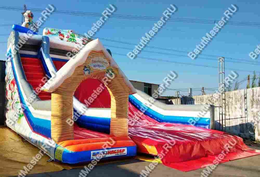 Батут "Зимняя горка" 12.5*8*8.5 м