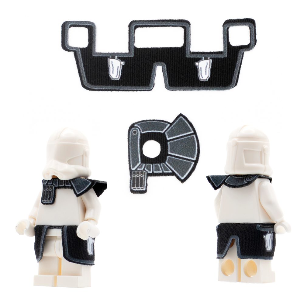 Комплект тканевых аксессуаров для клонов коммандеров (Цвета в ассортименте)