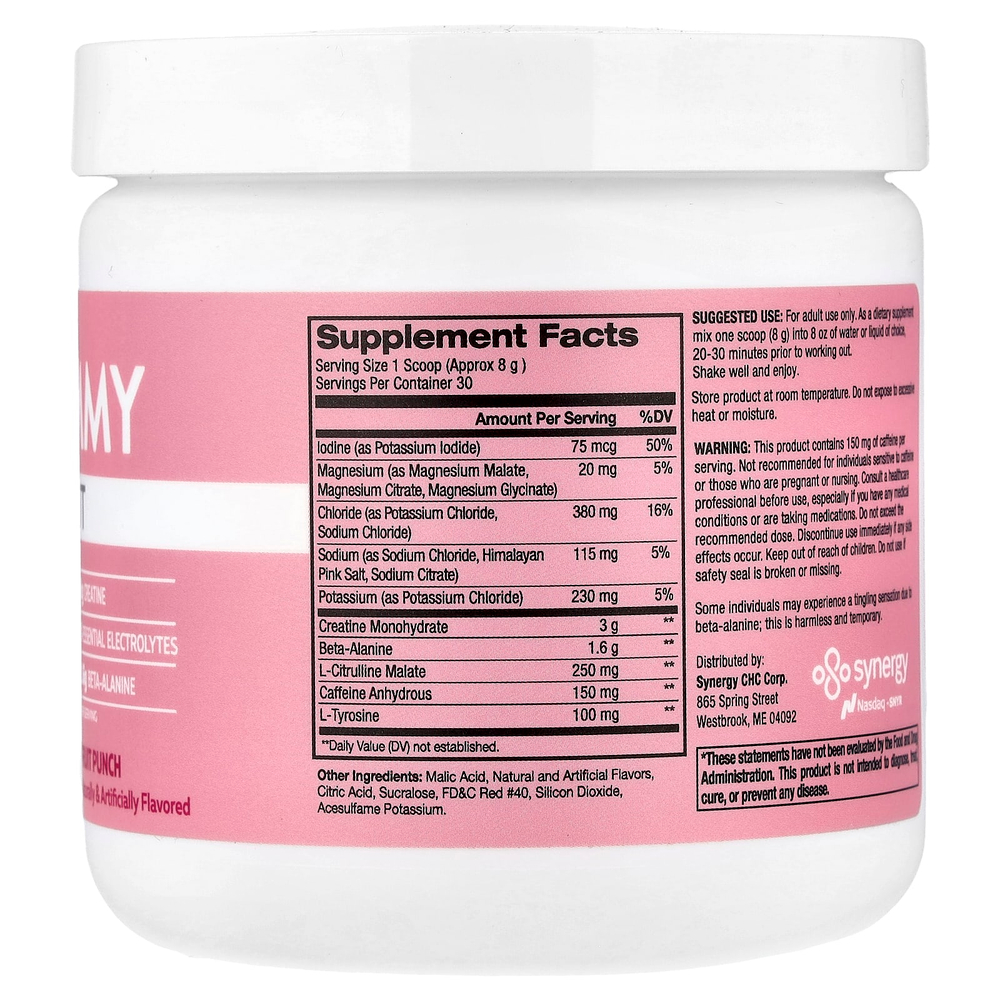 Flat Tummy, предтренировочный комплекс, фруктовый пунш, 240 г (8,47 унции)