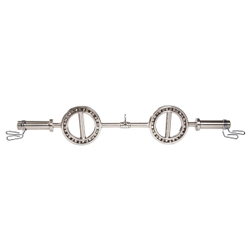 Гриф с вращающимися ручками (замки-пружины) D50 мм PROFI-FIT