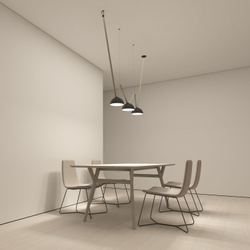 DK5560-BK Cветильник для трека-ремня Belty, серия Flow со светодиодом, D220*H117мм, 48V DC, 24W, RA90, 120°, 4000K, IP20, черный, алюминий