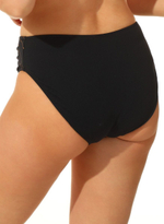 Раздельный купальник Classic Fab с блестящим принтом (Размер: D/XL) (Цвет: черный с золотистым)