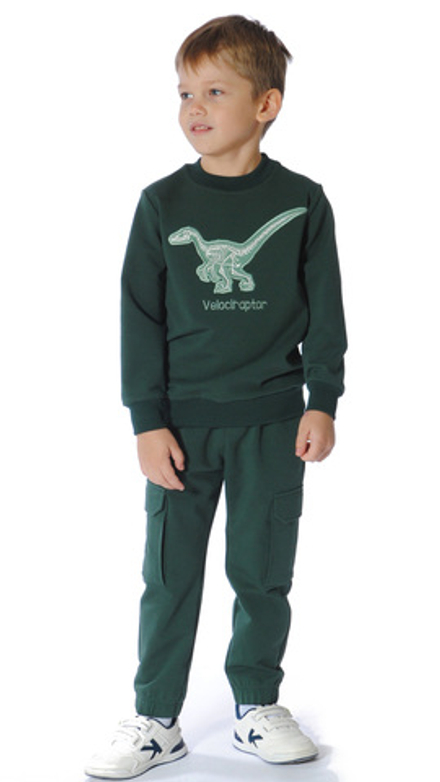 Брюки трикотажные для мальчика 2-8 лет Fleur de Vie