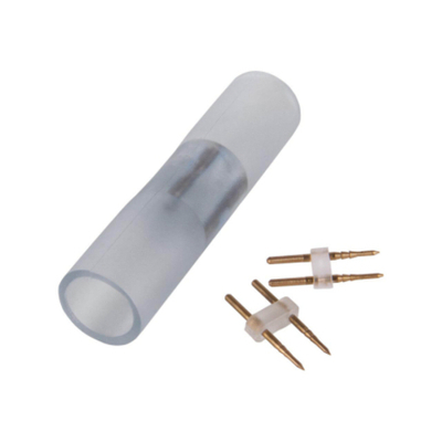 Соединительный коннектор для круглого гибкого неона 14мм 220V