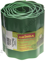 GRINDA 20 см х 9 м, зеленая, полиэтилен низкого давления, бордюрная лента (422245-20)