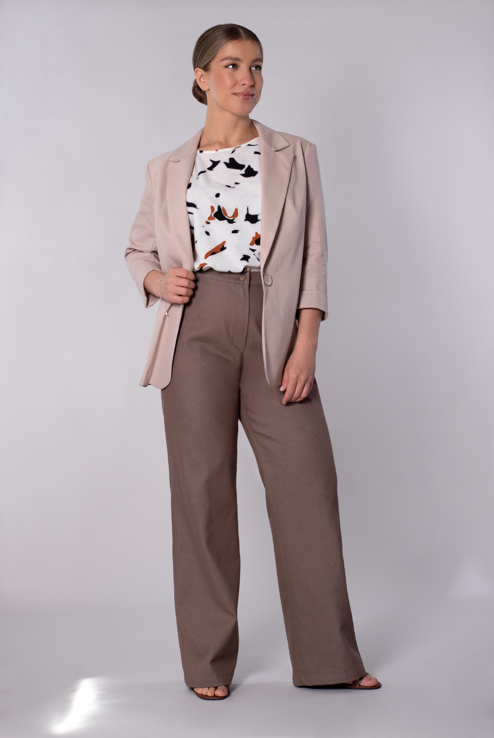 Брюки женские 3667зпб, какао #429Кк023667зпб