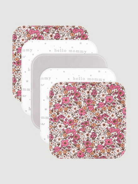 Набор платочков-слюнявчиков Mjölk Bloom