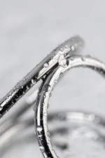 Бондаж для пениса Toyfa Metal серебристый