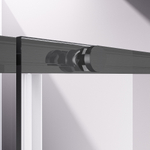 Душевая дверь Slim-N VDS-4SN130CLGM, 1300, вороненая сталь, стекло прозрачное, , шт