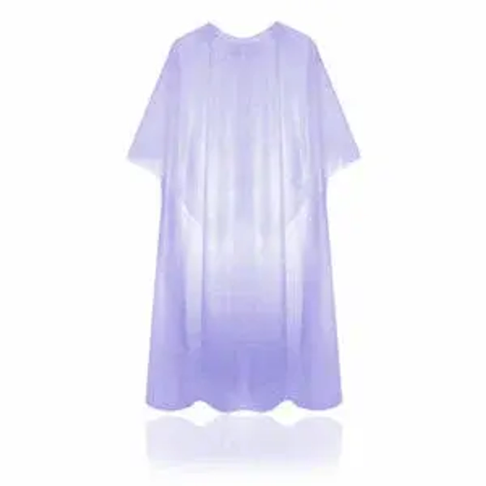 Пеньюары для парикмахерских работ из полиэтилена Стандарт (Сиреневые). Размер: 160*100 см. Количество: 50 шт./уп.