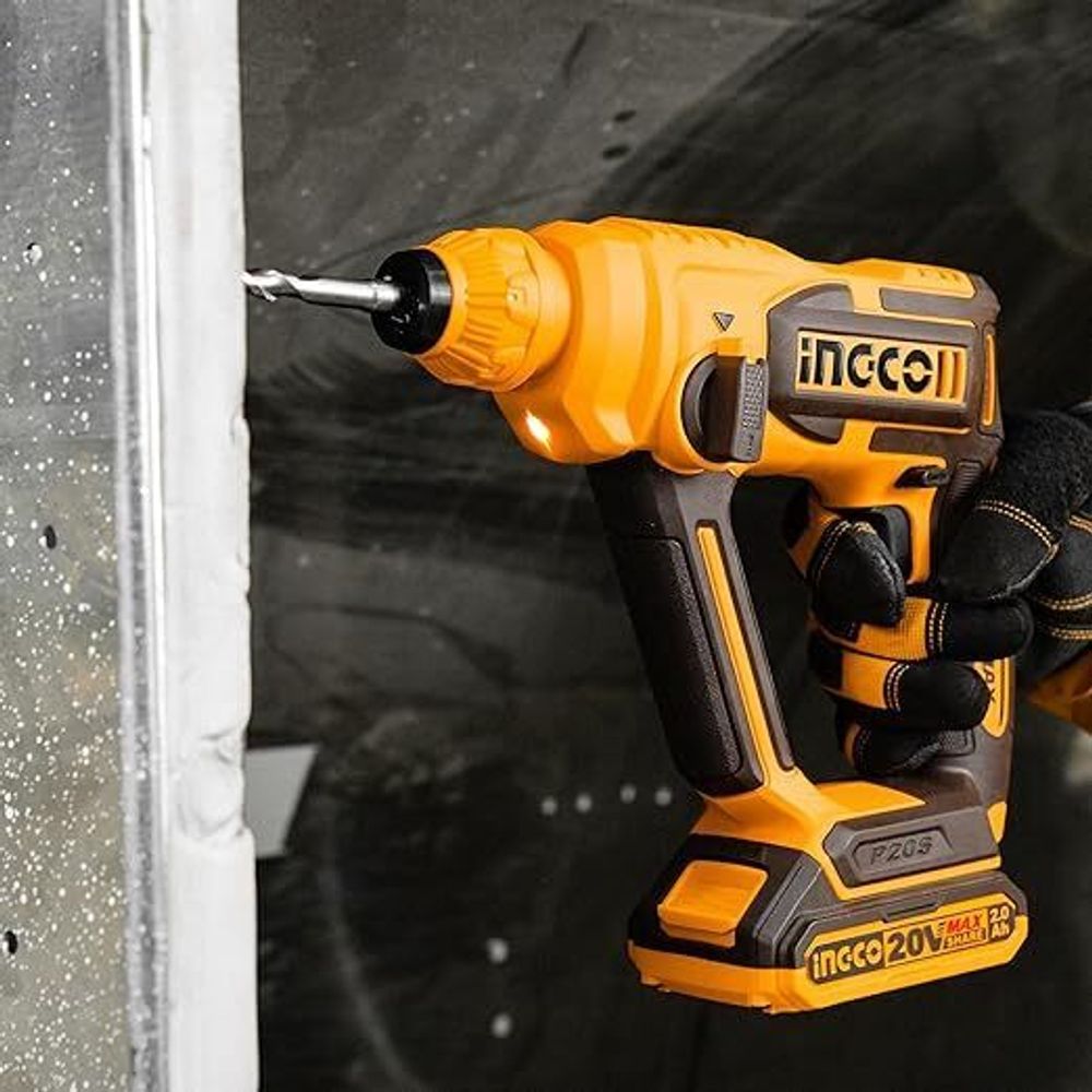 Аккумуляторный перфоратор 20В 1.5Дж без АКБ и ЗУ SUPER INGCO CRHLI20168