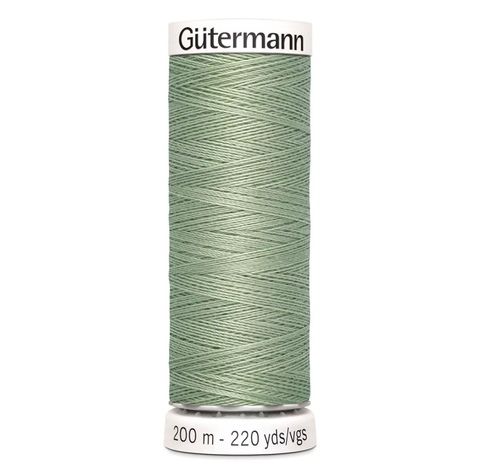Нить Sew-All 200 м, Gutermann, 224 перламутрово-салатный