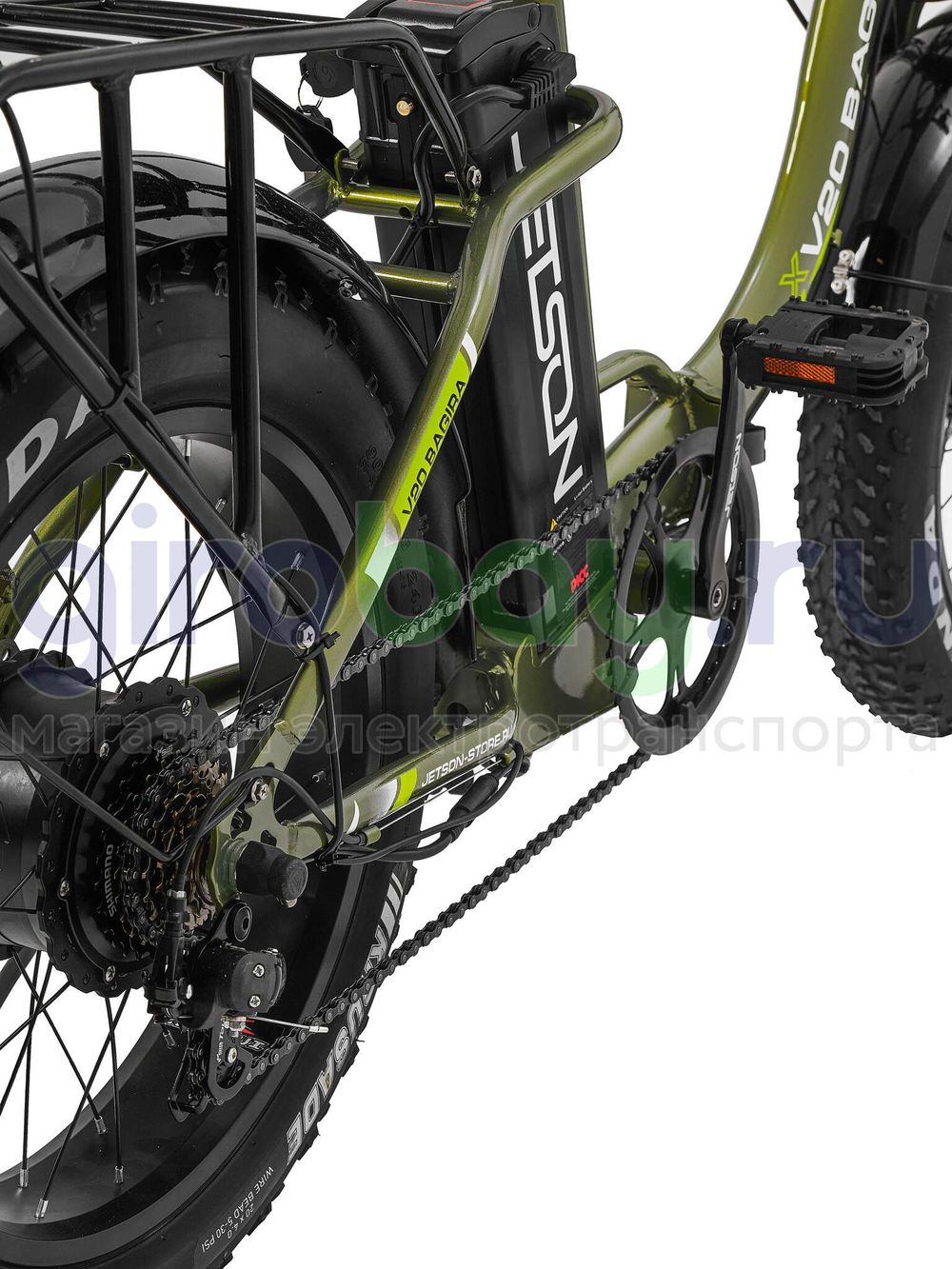 Электровелосипед Jetson V20 BAGIRA (48v/13Ah) - Хаки фото №18