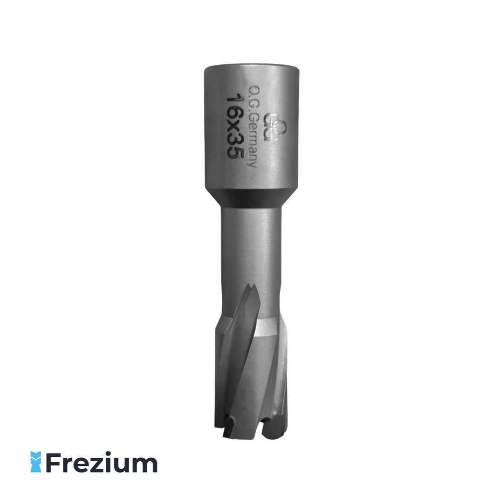 Сверло корончатое для магнитного станка "O.G.Germany" 16x35 мм Weldon 19; CGT16-35 Сверло корончатое для магнитного станка "O.G.Germany" 16x35 мм Weldon 19; CGT16-35