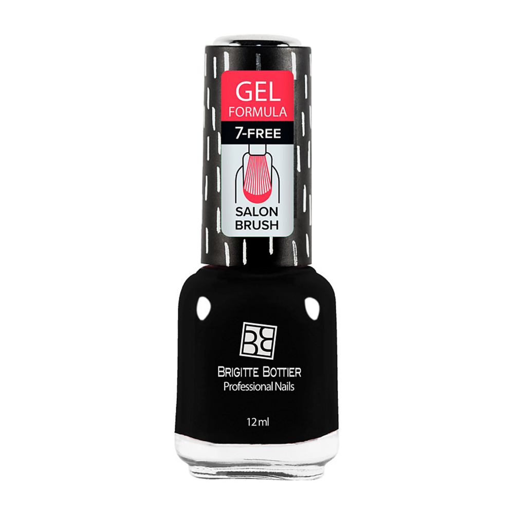 BRIGITTE BOTTIER Лак для ногтей GEL FORMULA тон 01 прозрачный, 020