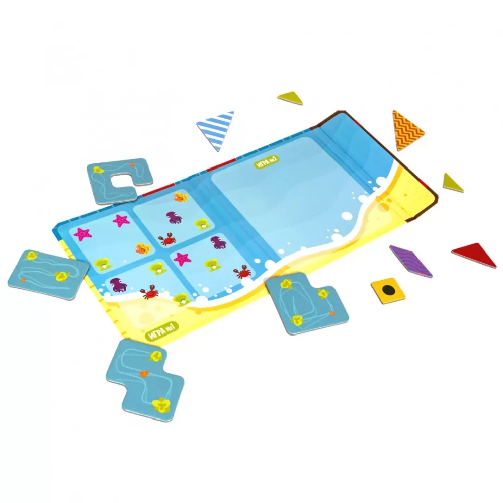 Компактные развивающие игры в дорогу Bondibon. "МАГНИТНЫЕ ГОЛОВОЛОМКИ"  4+