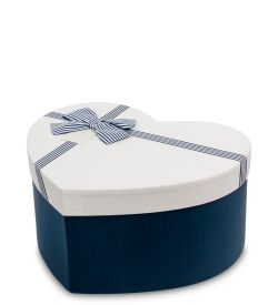 WF-94/2-A Коробка «Сердце» цв.син./молочн.