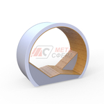 Беседка-лежак Кольцо с подсветкой