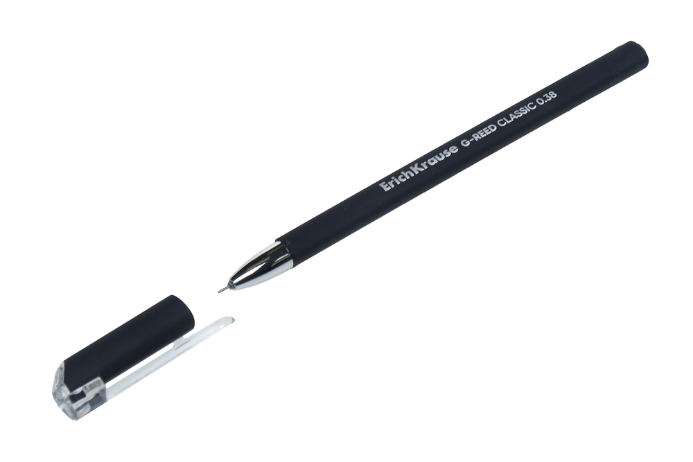 Ручка гелевая G-Reed Stick Classic Erich Krause черный 0.38мм корпус ассорти пластиковый с покрытием "Soft-touch"