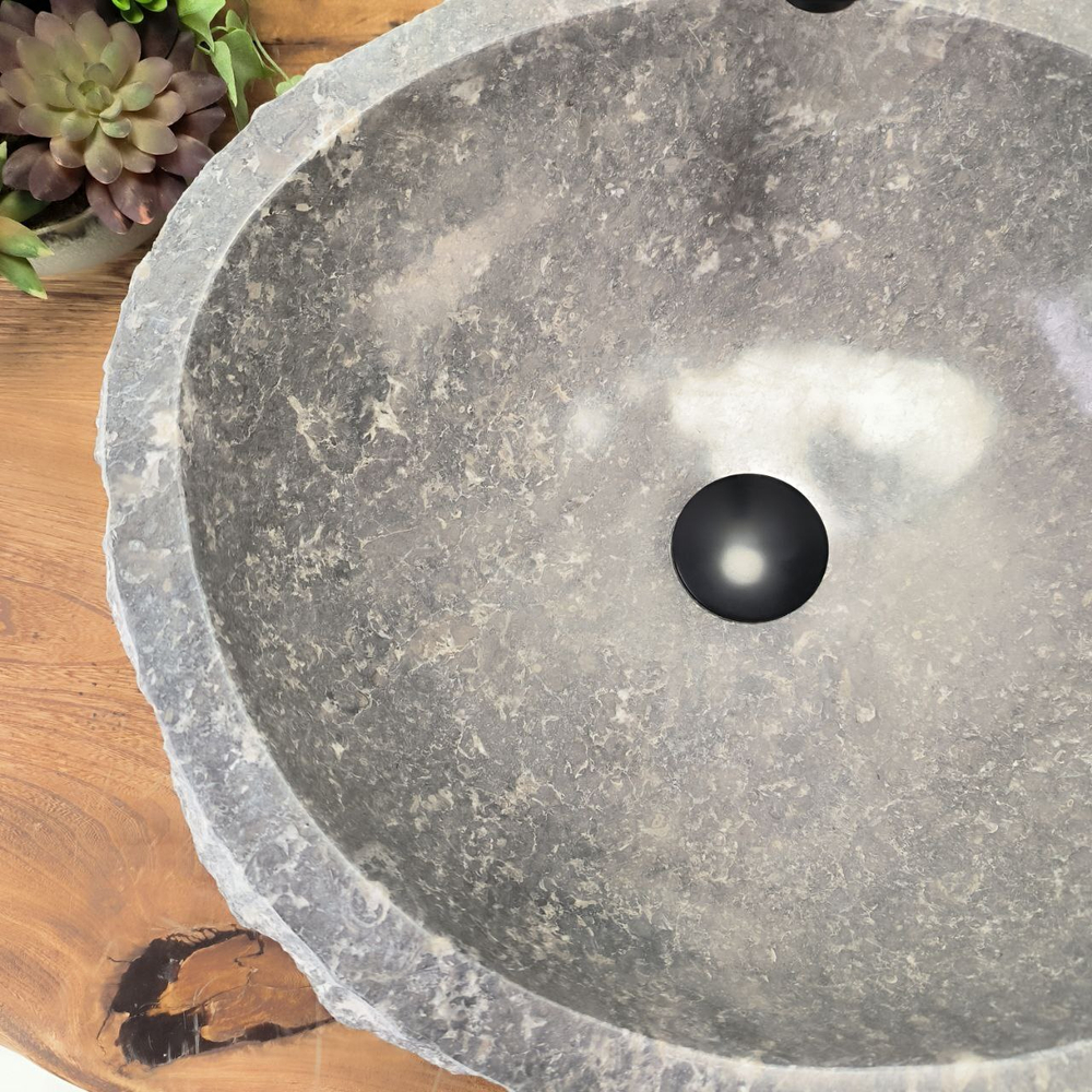 Раковина из мрамора Erozy Grey EM-62753 47*41*15 0108