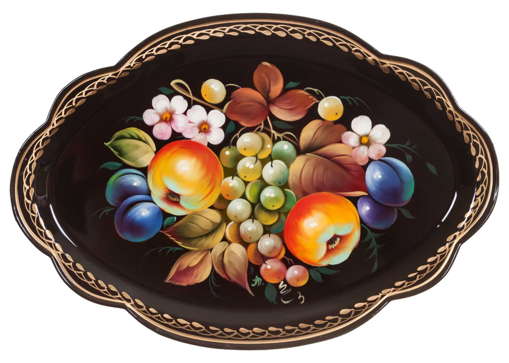 Zhostovo metal tray A11D17082430